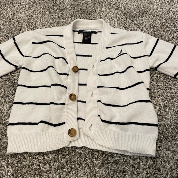 Nautica Button Up Sweater- 24 months - Picture 2 of 6